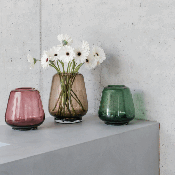 Kuro Smooth Vase Large, Moss, XLBoom (3)