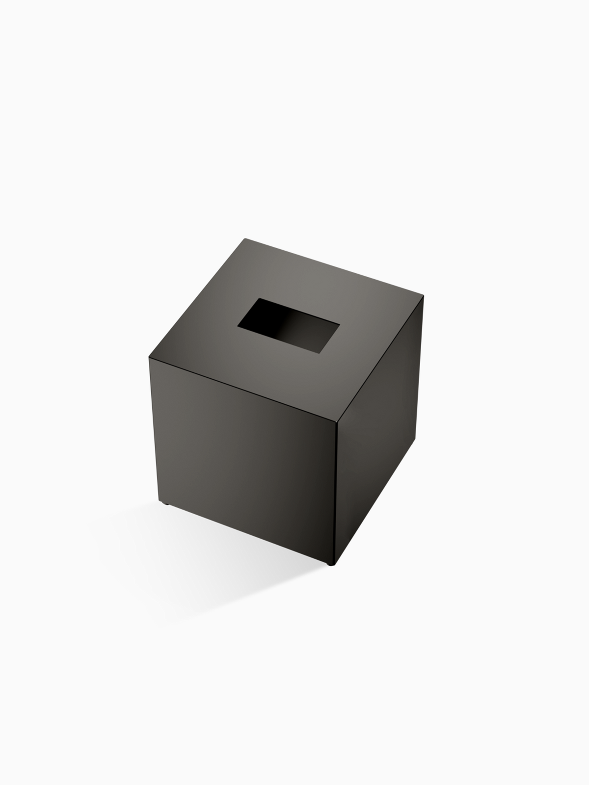 KB 83 Tissue Box Square, Dark Metal Matt, Decor Walther