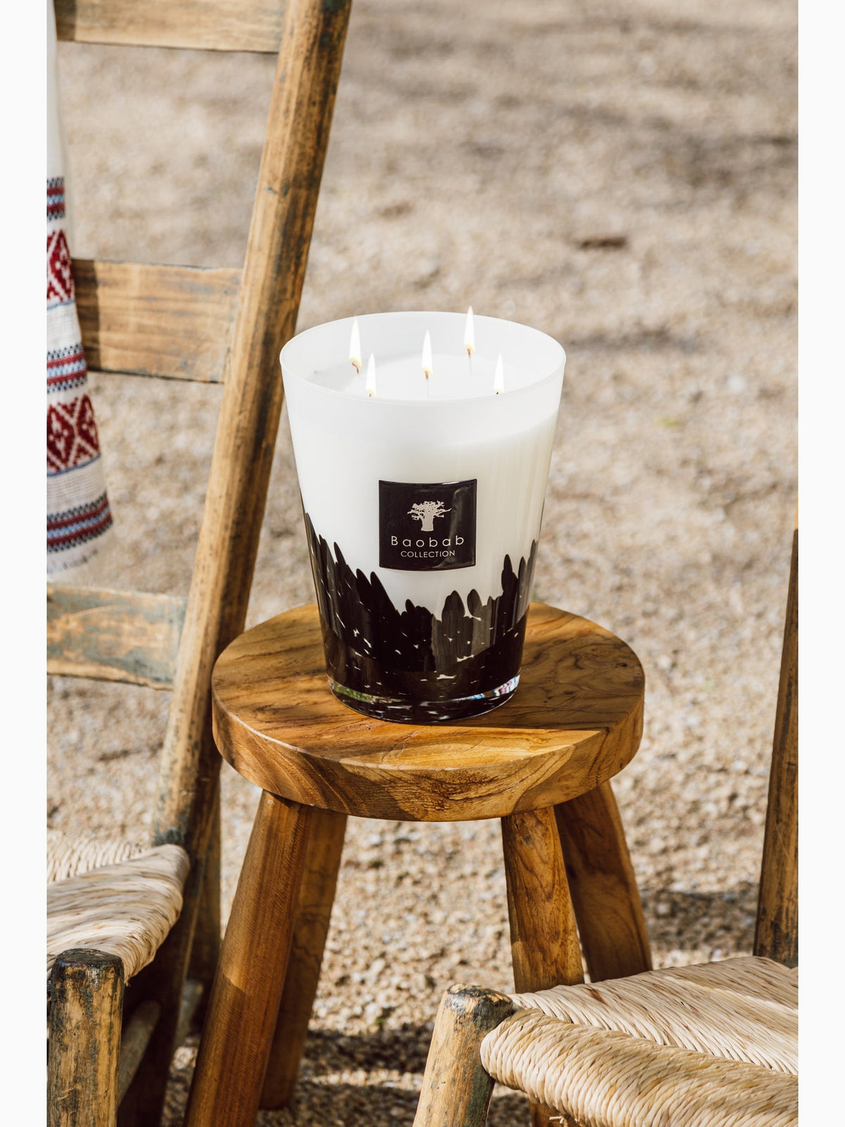 Feathers Scented Candle, Max 16, Baobab Collection