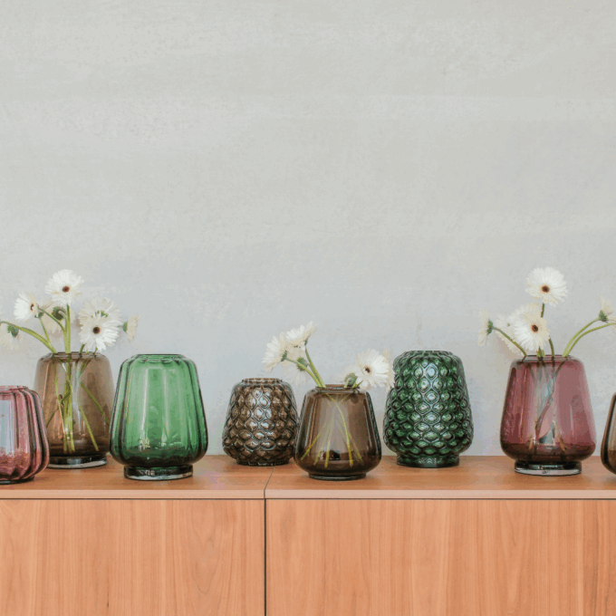 Kuro Prism Vase Small, Moss, XLBoom (2)