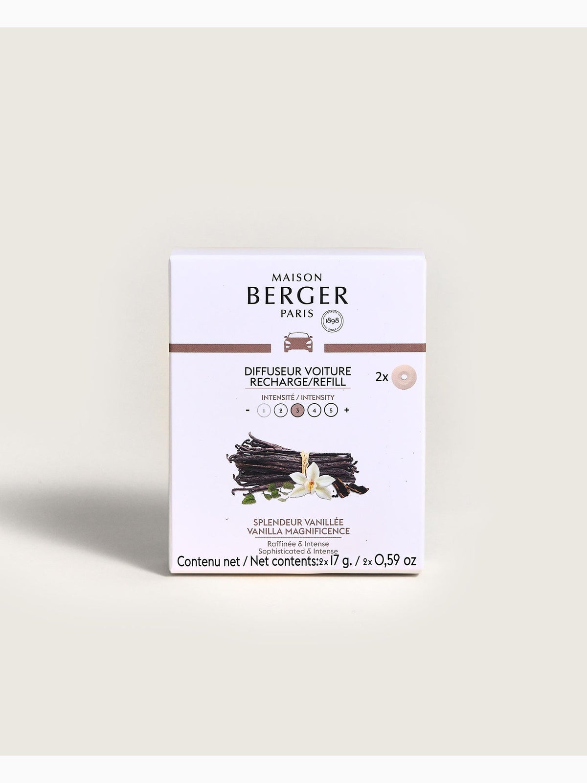 Splendeur Vanillée Car Diffuser Refills, Lampe Berger (3)