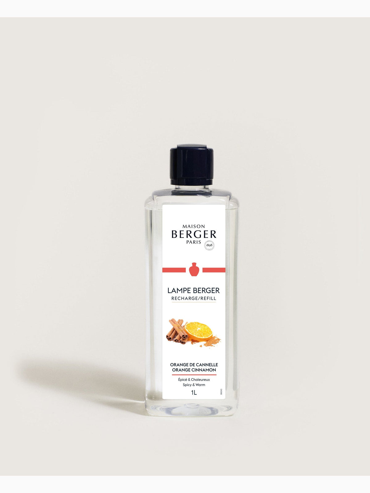 Orange de Cannelle Lamp Refill 1 L, Lampe Berger