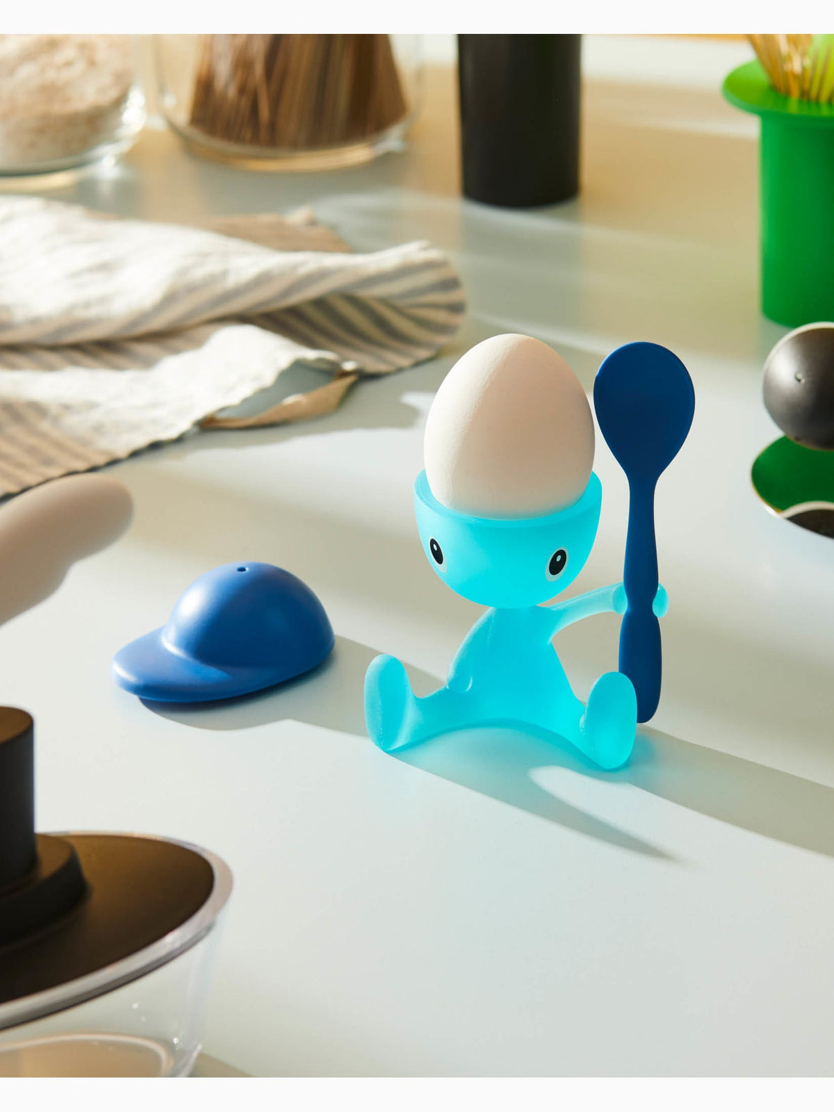 Cico Egg Cup, Light Blue, Alessi (2)