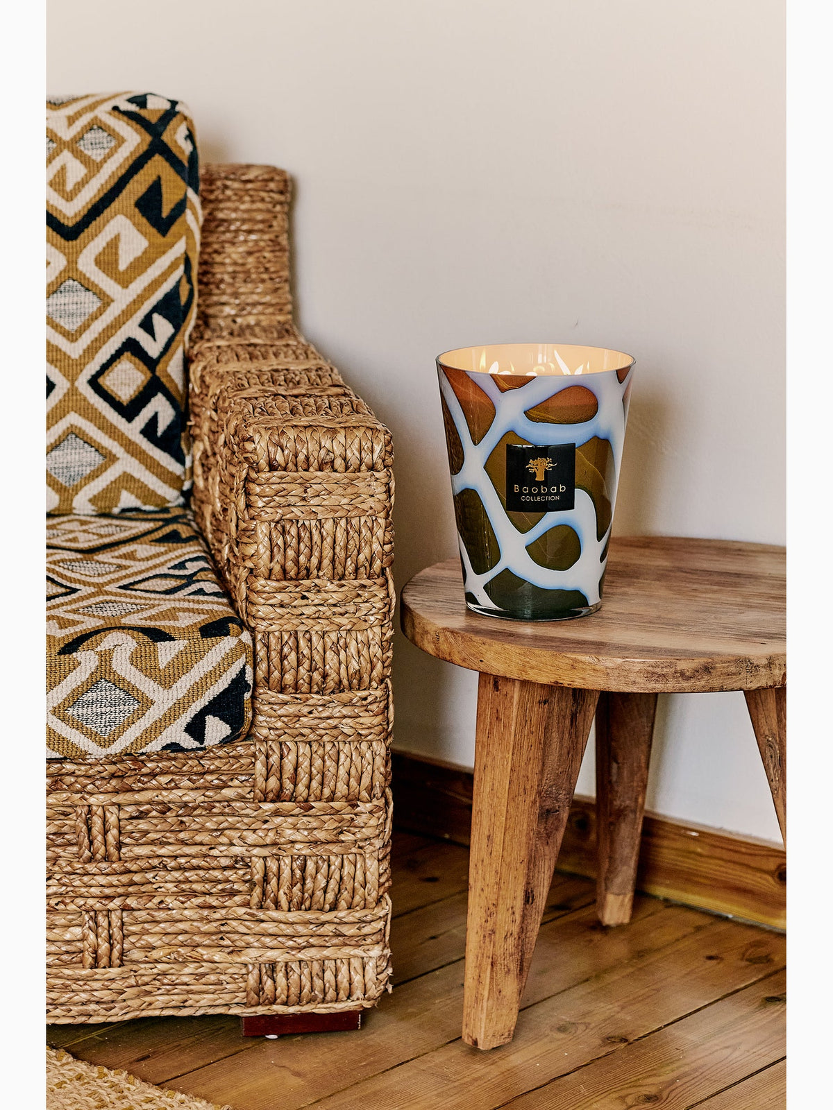 Stones Agate Scented Candle, Max 10, Baobab Collection