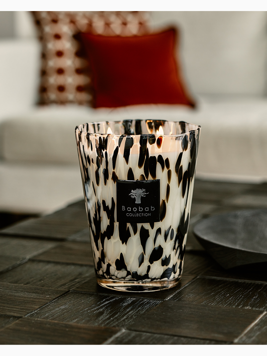 Pearls Black Scented Candle, Max 35, Baobab Collection (2)