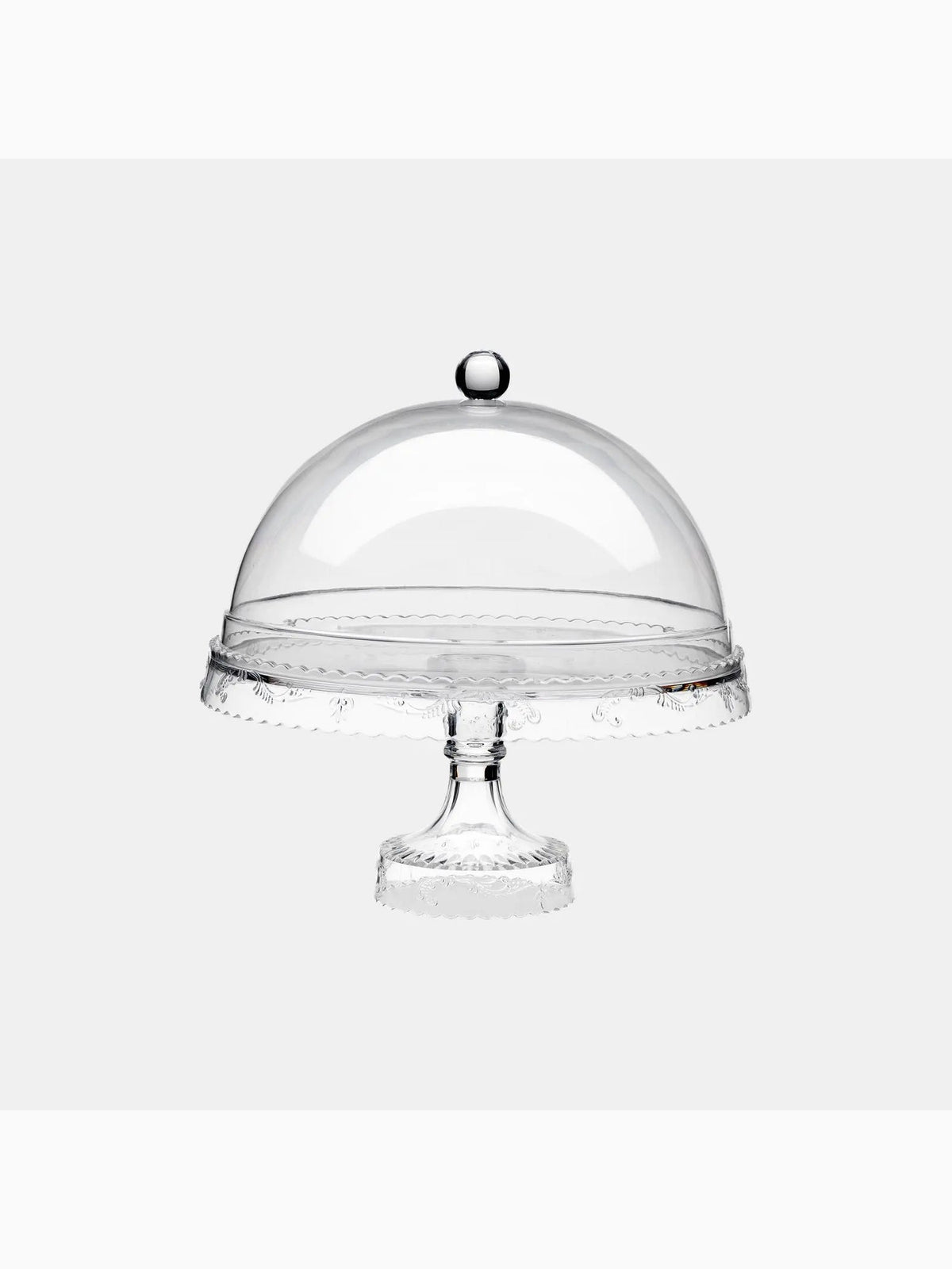 Dome Cake Stand, Clear, Mario Luca Giusti