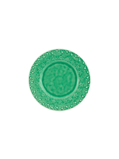 DESSERT PLATE FLORA GREEN