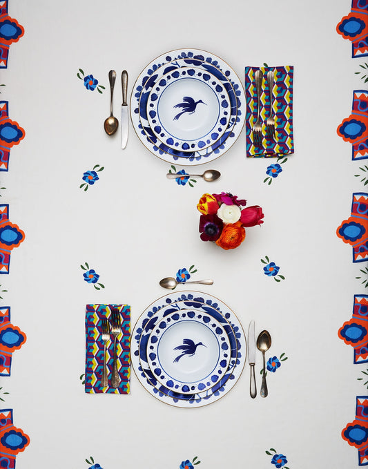 Wildbird Charger Plate, Blue, La DoubleJ (2)