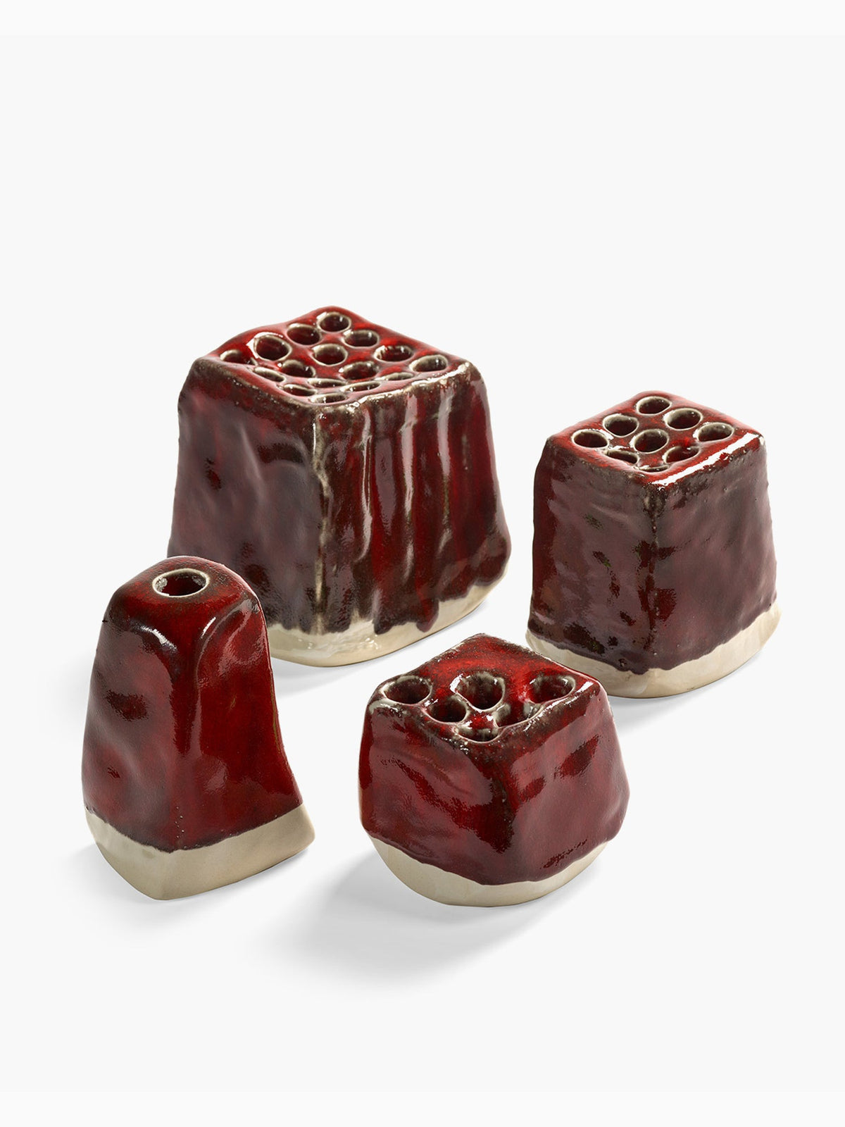 Pique-Fleurs Vase L, Red, Serax (4)