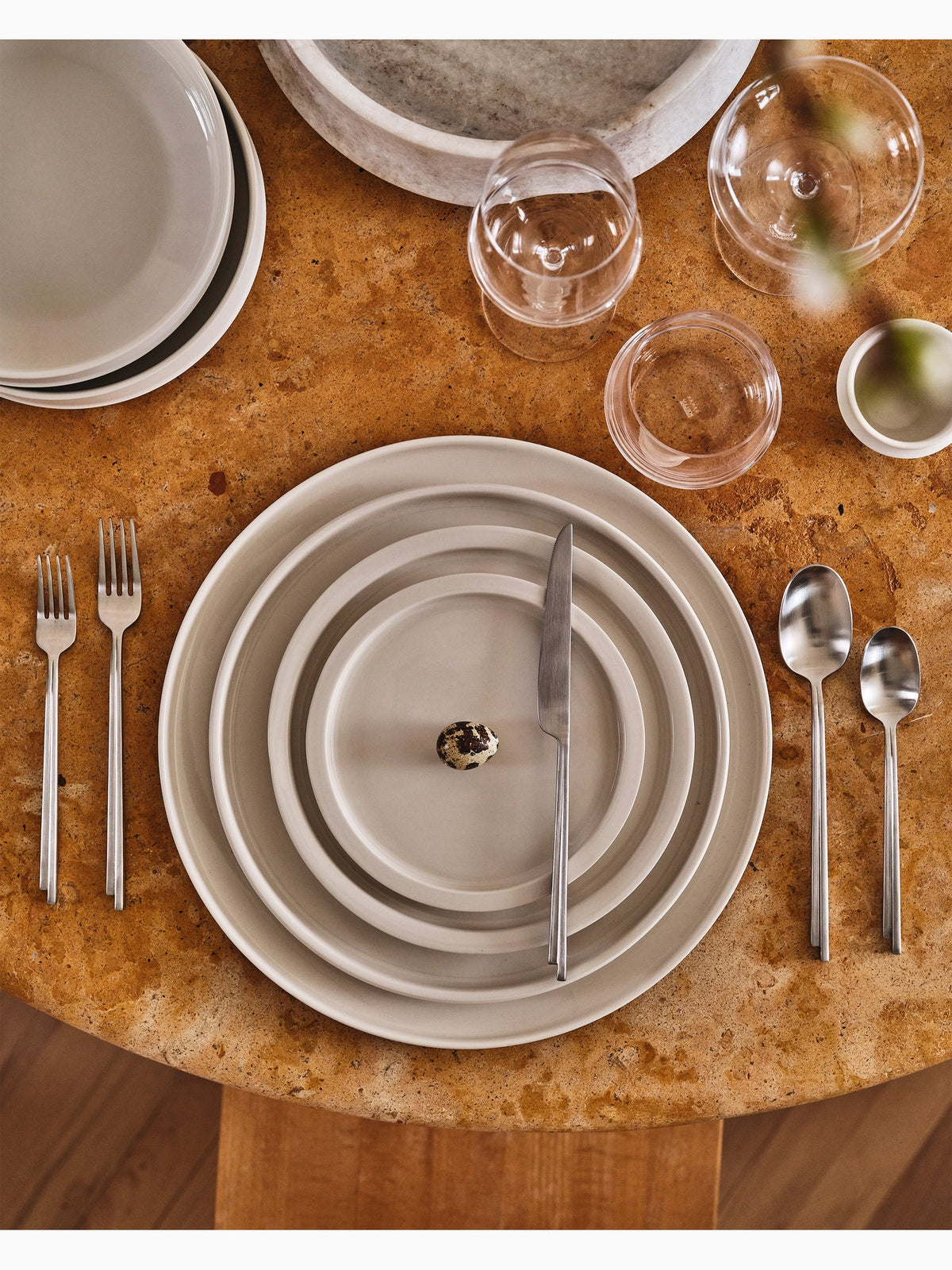 Dune Dinner Plate, Alabaster, Serax (2)