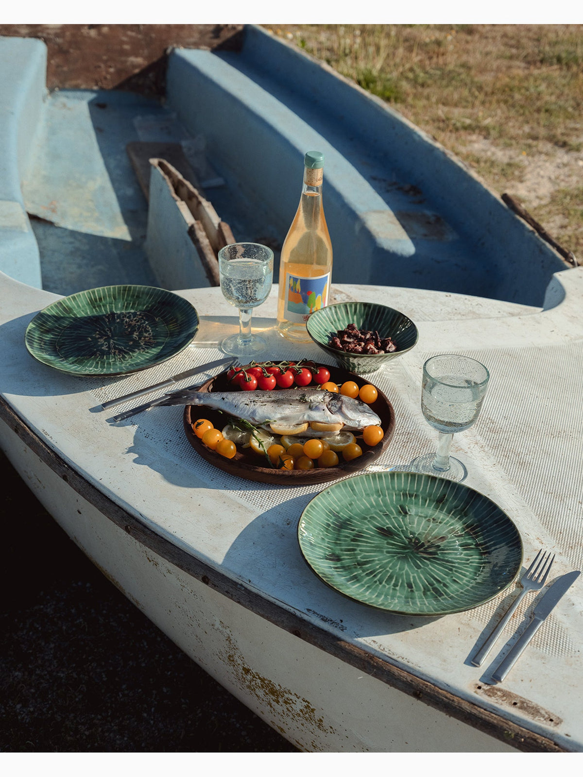 Verde Lanza Dinner Plate, Green, Serax (2)