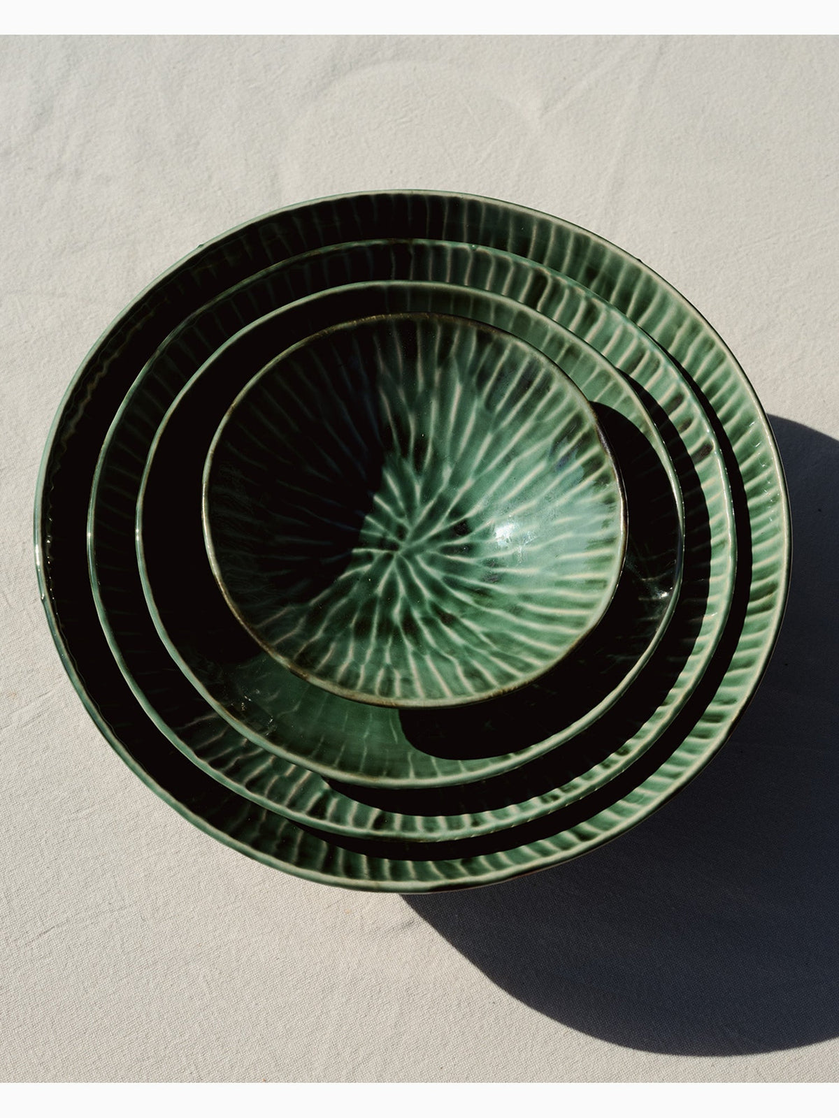 Verde Lanza Salad Bowl, Green, Serax (3)