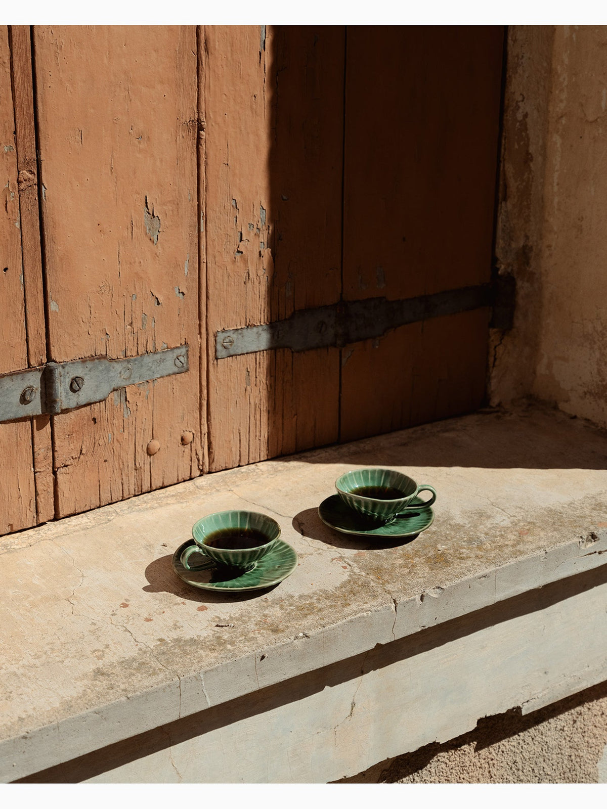 Verde Lanza Cappuccino Saucer, Green, Serax (2)