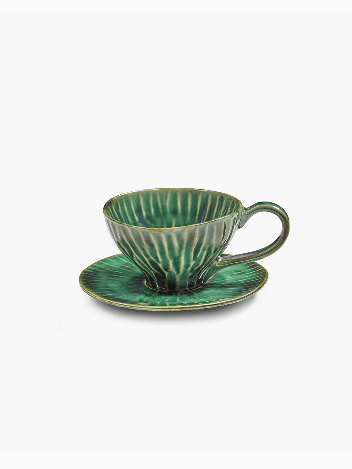 Verde Lanza Cappuccino Saucer, Green, Serax (5)