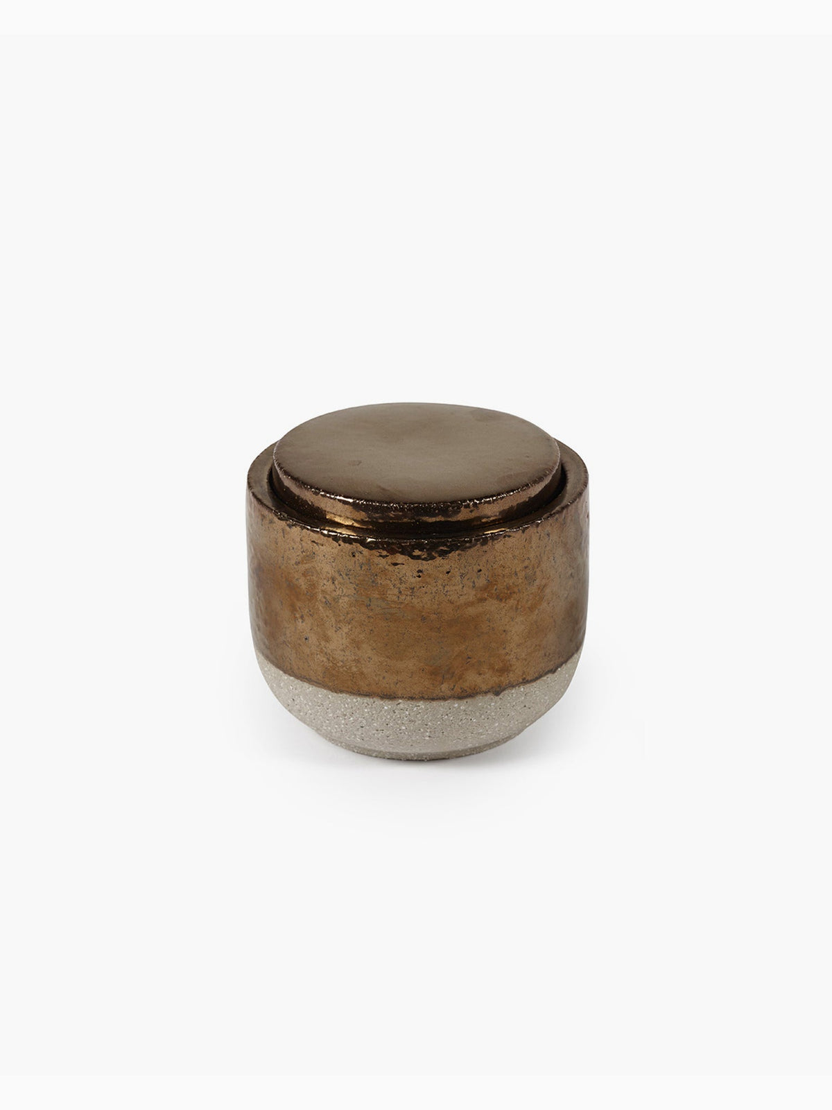 Charred Santal Scented Candle L, Gold, Serax