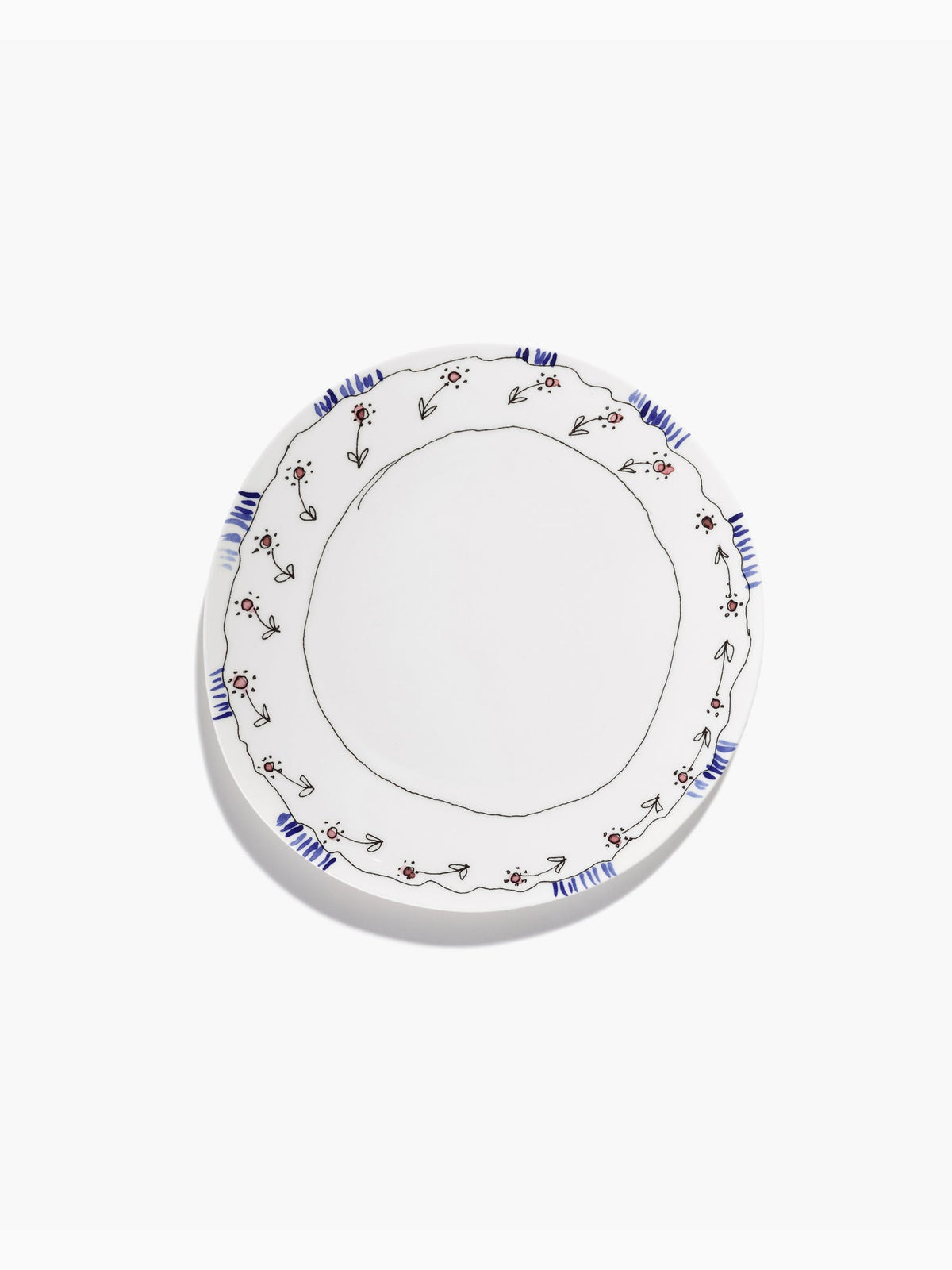 Midnight Flowers Dinner Plate, Anemone Milk, Serax (3)