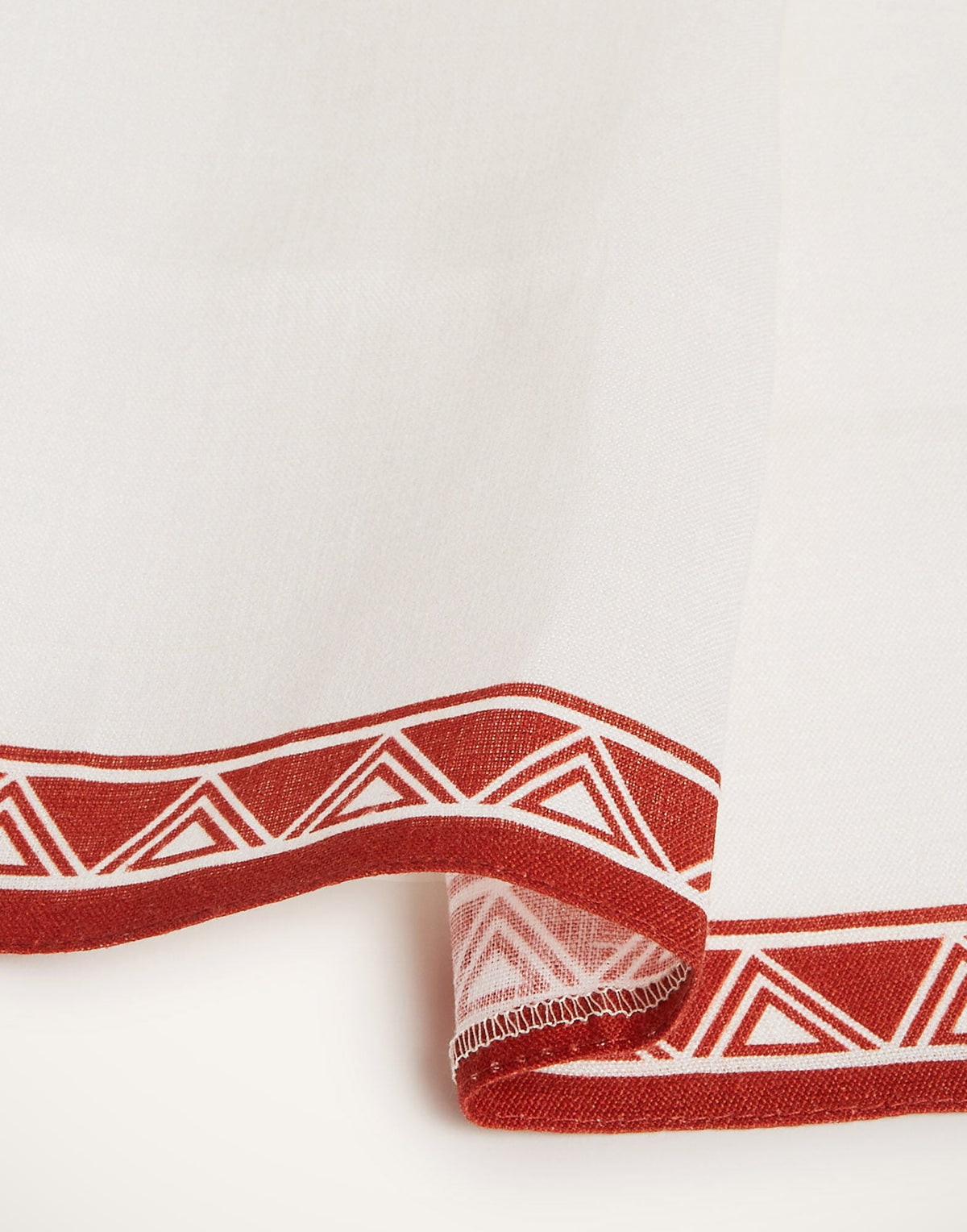 Date Palms Large Napkins Set of 2, Brick, La DoubleJ (4)