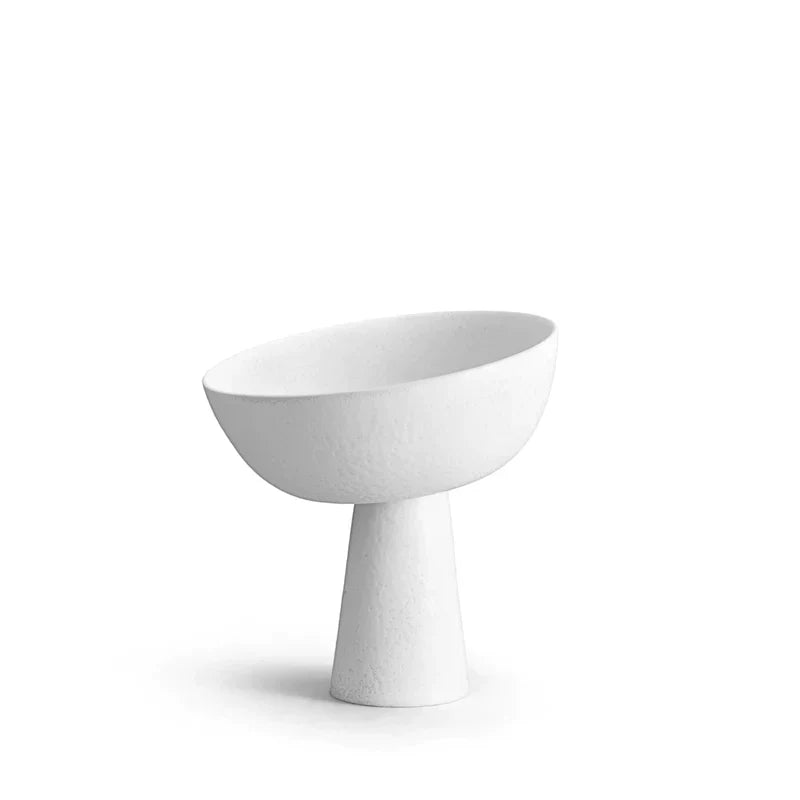 TERRA BOWL ON STAND STONE