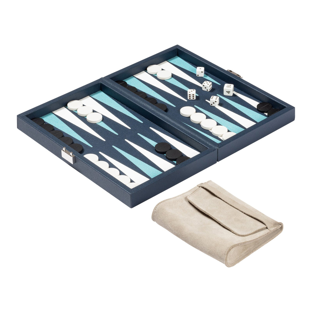 Phileas Miniature Travel Backgammon Set, Giobagnara (3)
