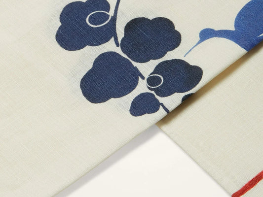 Wildbird Linen Tablecloth L, Blue, La DoubleJ (2)