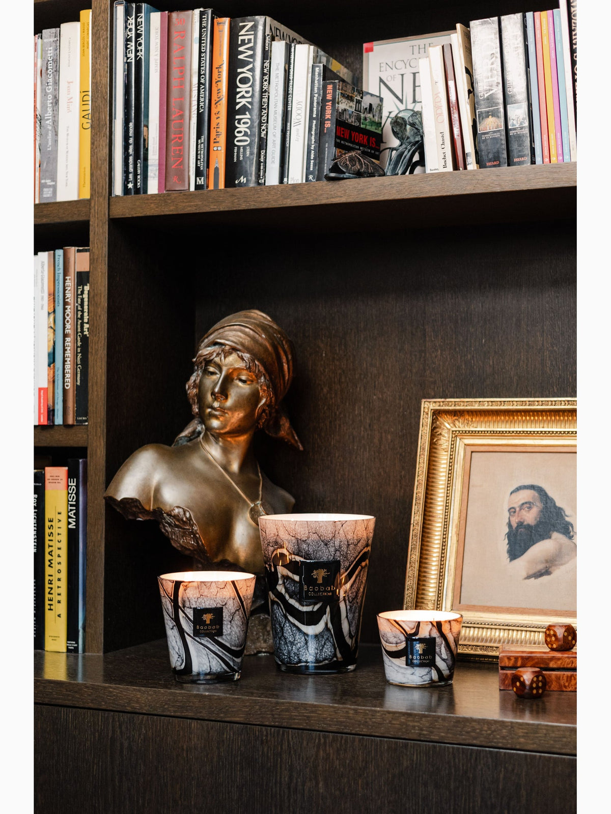 Stones Marble Scented Candle, Max 16, Baobab Collection (2)