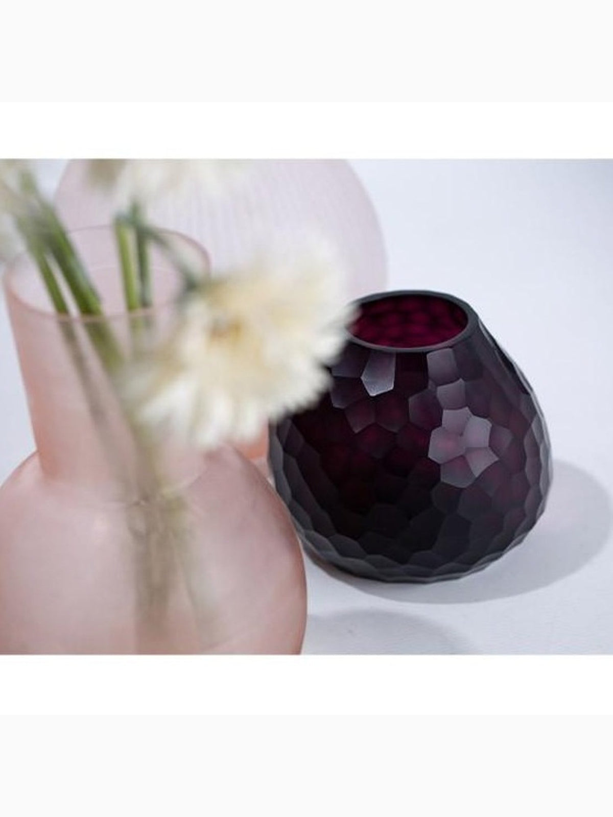 Otavalo Round Vase, Light Amethyst / Dark Amethyst, GUAXS (3)