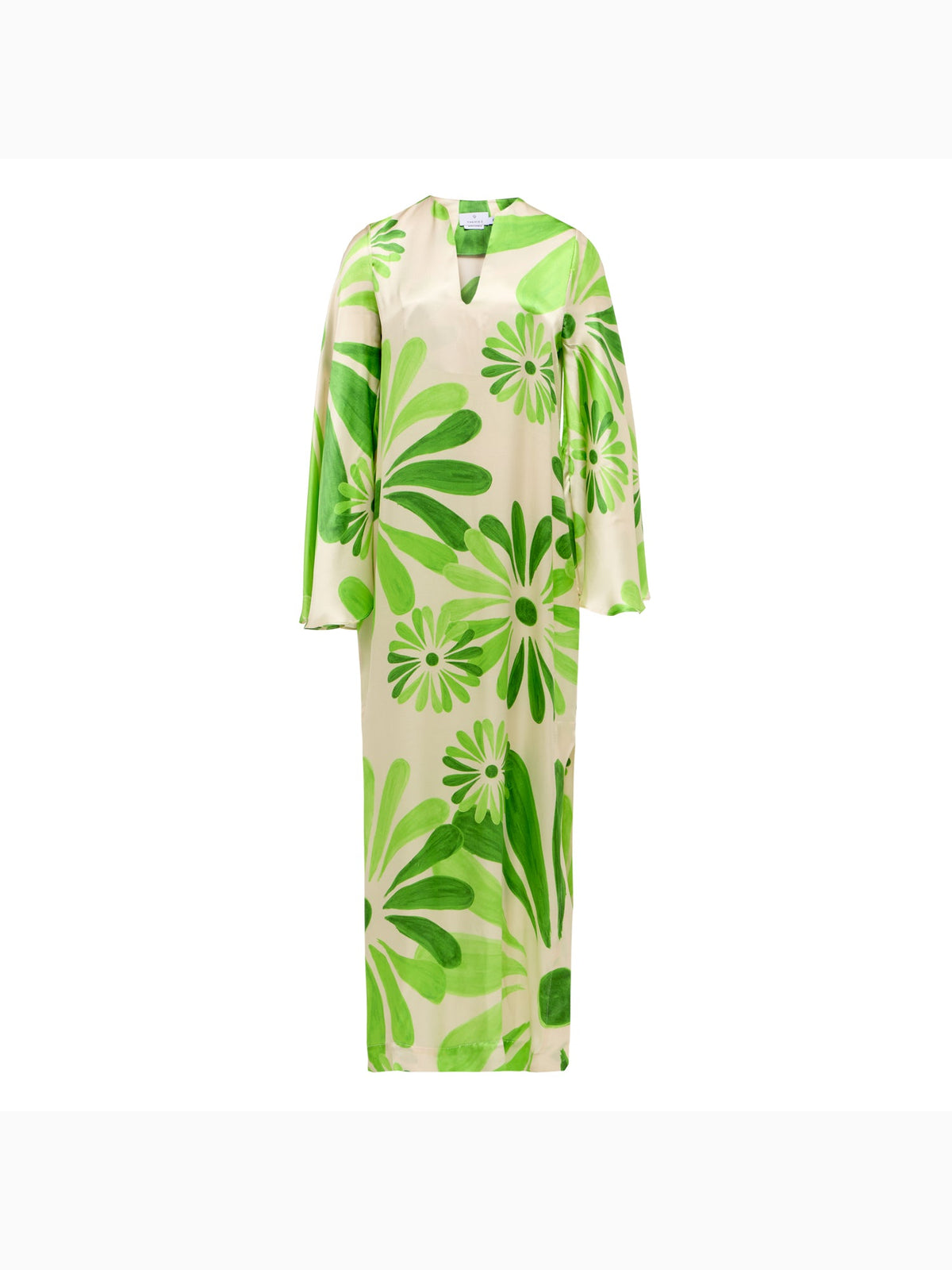 Flora Maxi Silk Kaftan, Themis Z