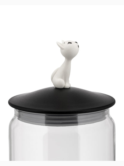 MiòJar Cat Food Jar, Black, Alessi (2)