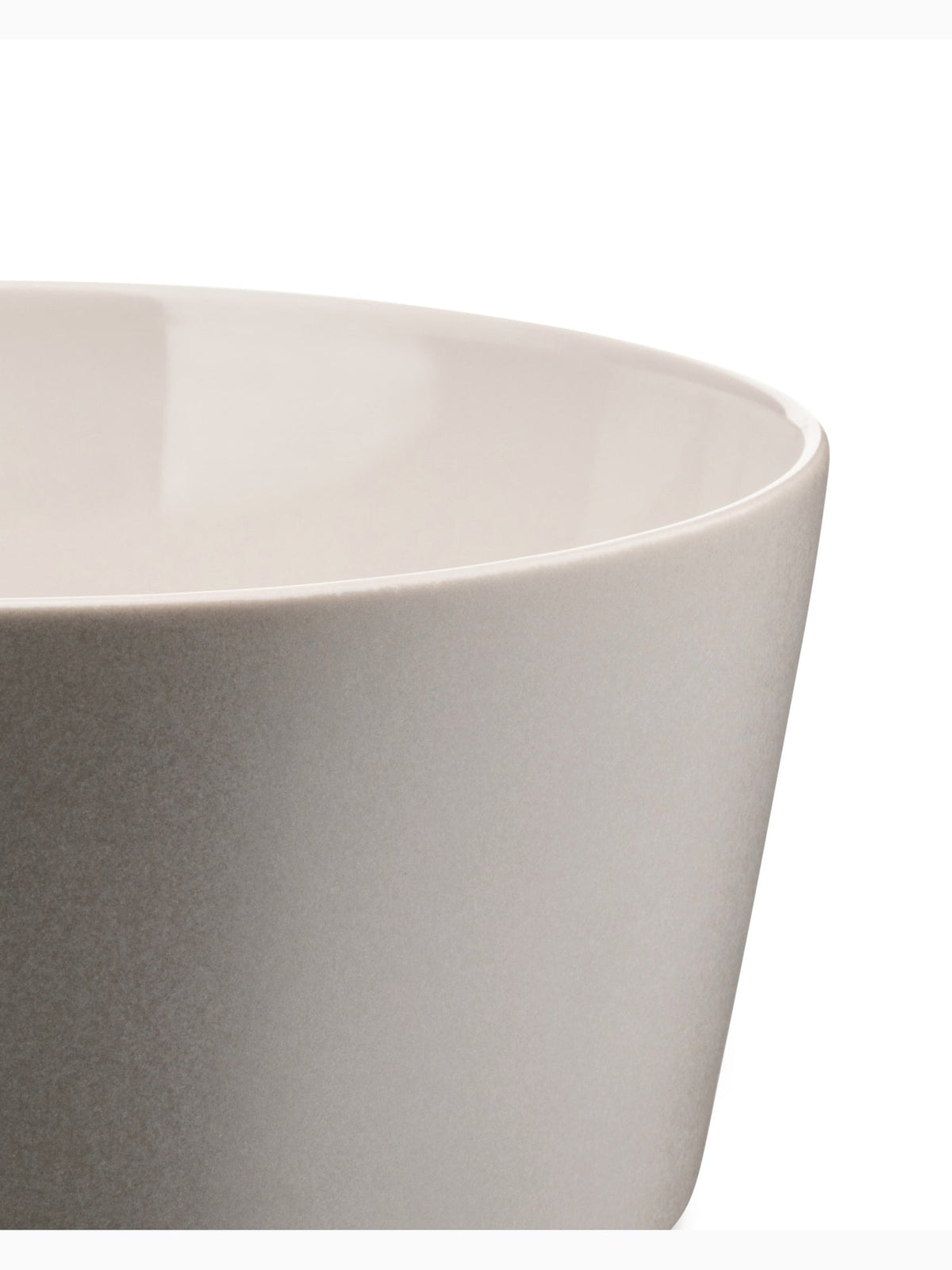 Tonale Salad Serving Bowl, Light Grey, Alessi