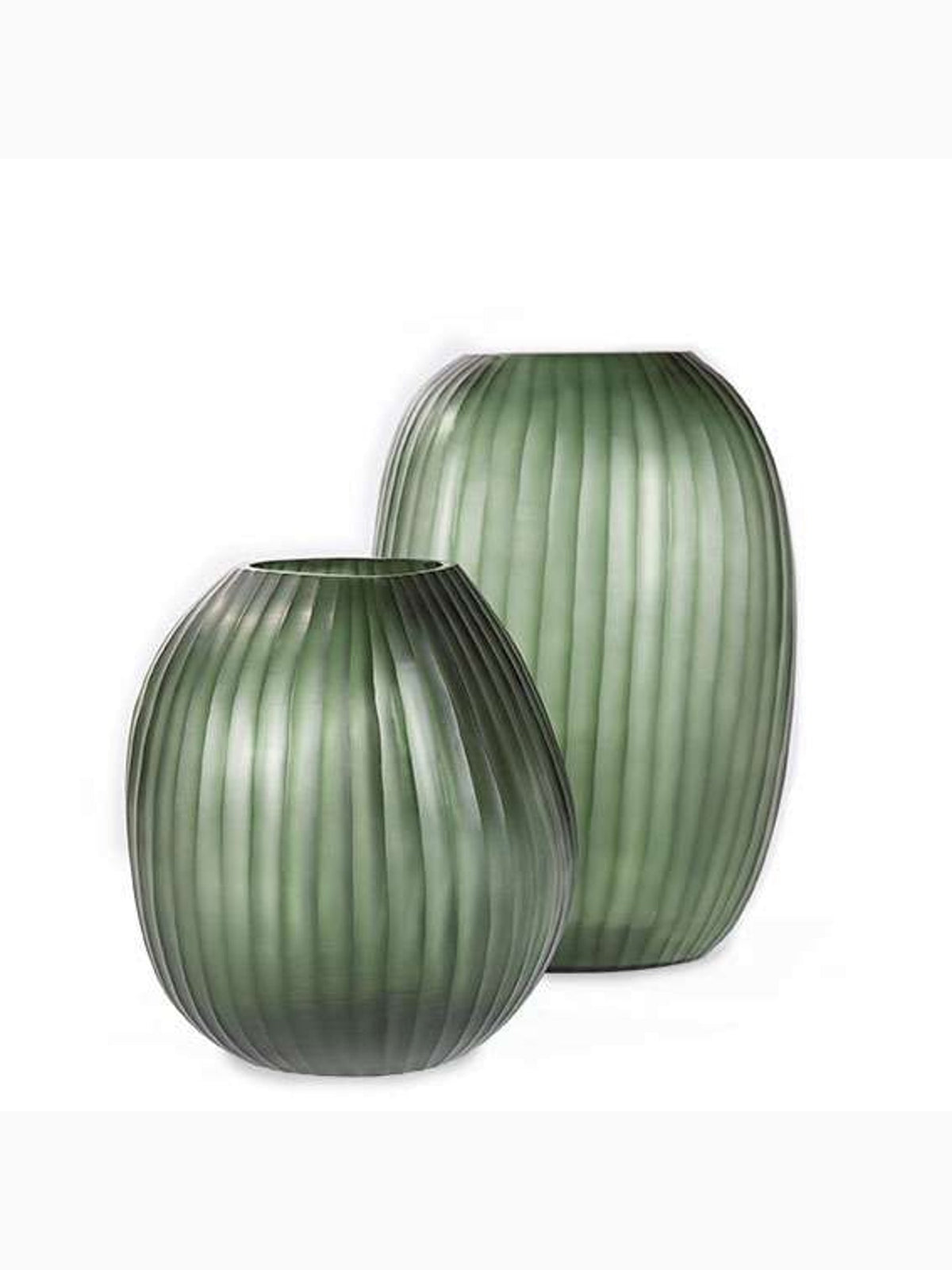 Patara Round Vase, Light Steelgrey / Black Steelgrey, GUAXS (2)