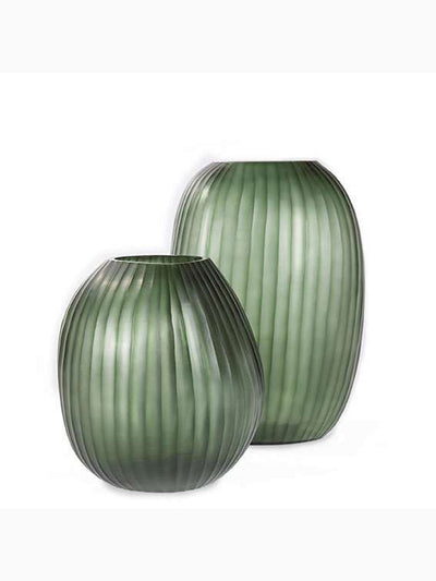 Patara Round Vase, Light Steelgrey / Black Steelgrey, GUAXS (2)