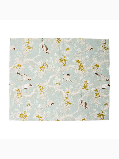 Scenic Songbirds Guest Towels, Celadon, Caspari (4)