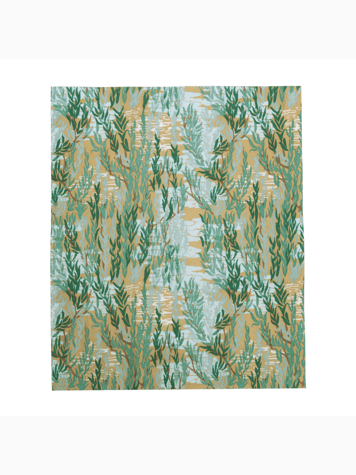 Willows Guest Towels, Green, Caspari (3)