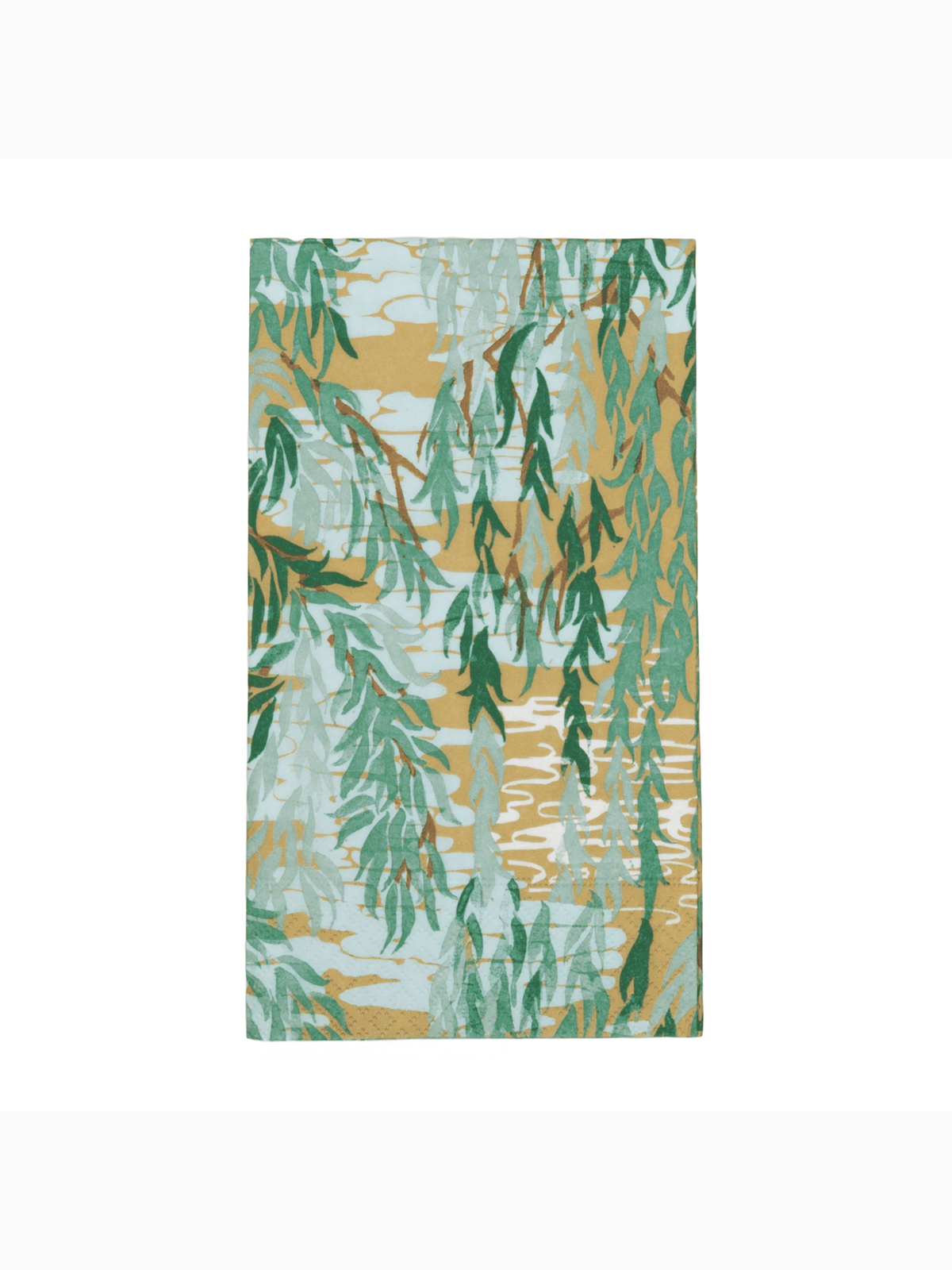 Willows Guest Towels, Green, Caspari (4)