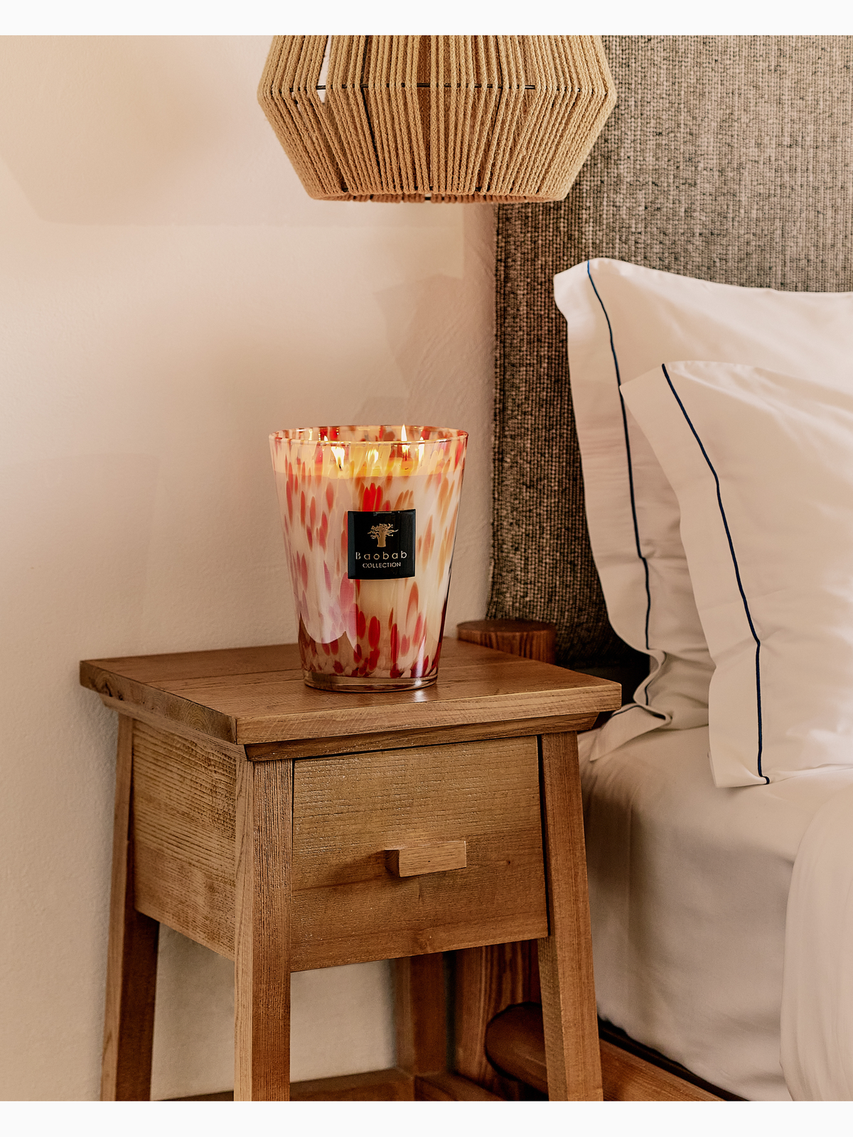 Pearls Coral Scented Candle, Max 10, Baobab Collection (2)