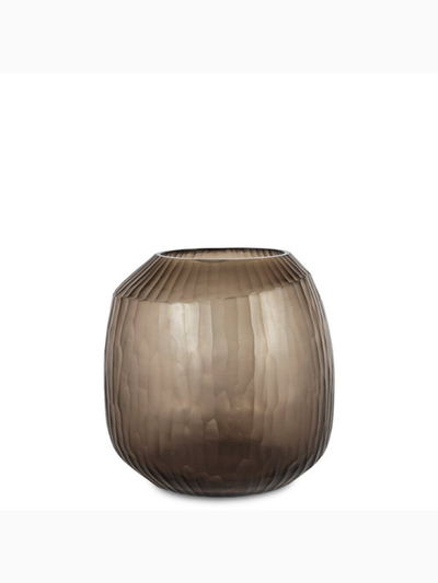 Malia Vase M, Smoke Grey, GUAXS (2)
