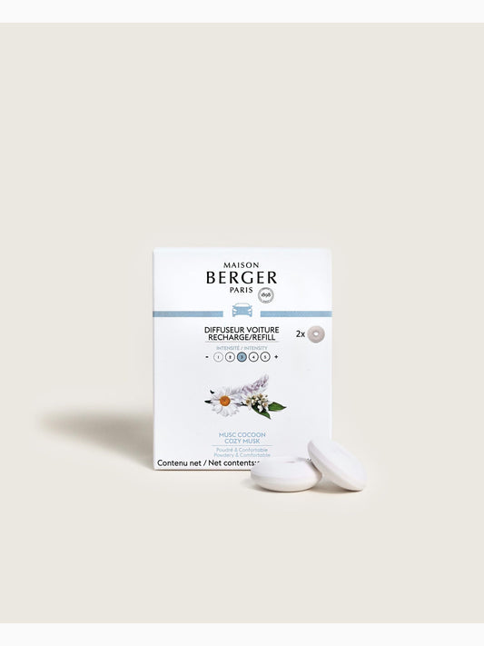 Musc Cocoon Car Diffuser Refills, Lampe Berger