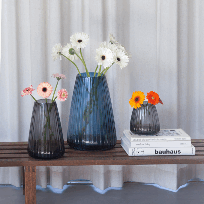 Dim 2.0 Stripe Vase X-Large, Blue, XLBoom (3)
