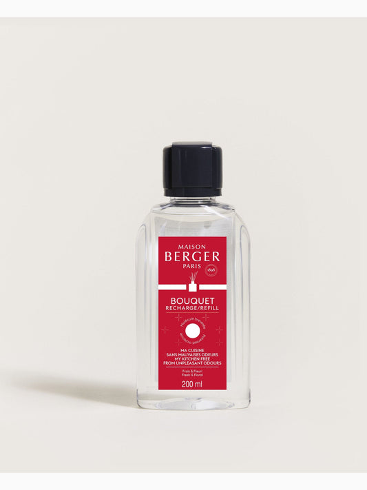 Ma Cuisine Sans Mauvaises Odeurs Bouquet Refill 200 ml, Lampe Berger