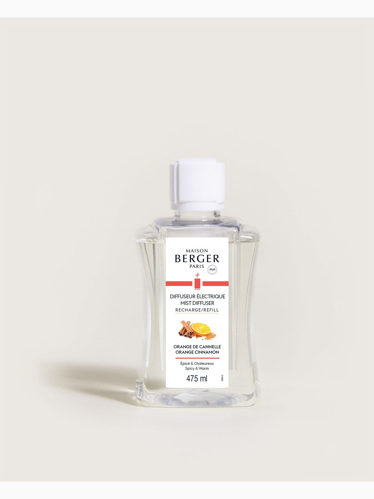 Orange Cinnamon Electric Diffuser Refill, Lampe Berger