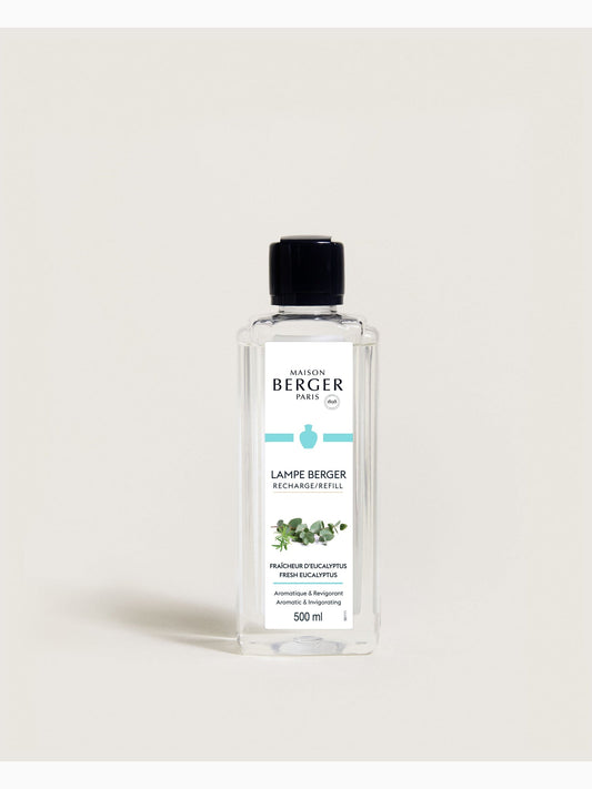 Fresh Eucalyptus Lamp Refill 500 ml, Lampe Berger