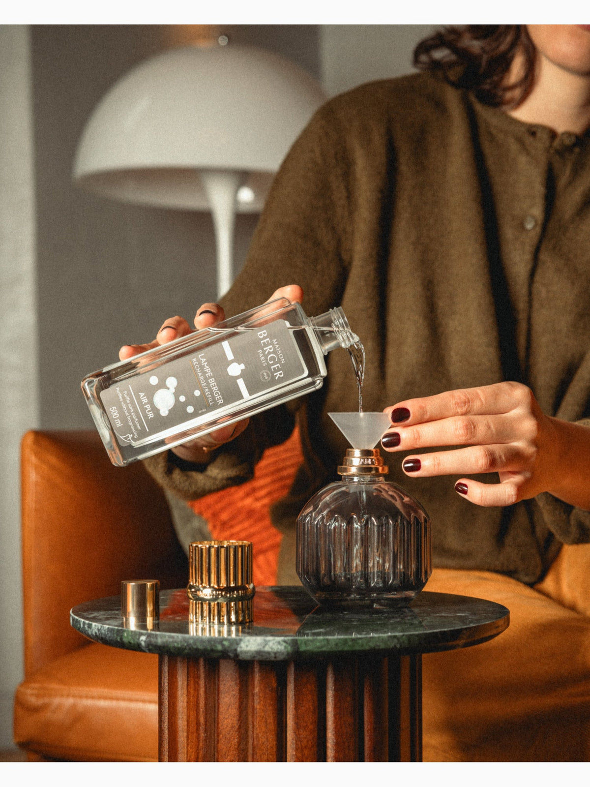 Cannelo Fragrance Lamp, Grey, Lampe Berger (2)
