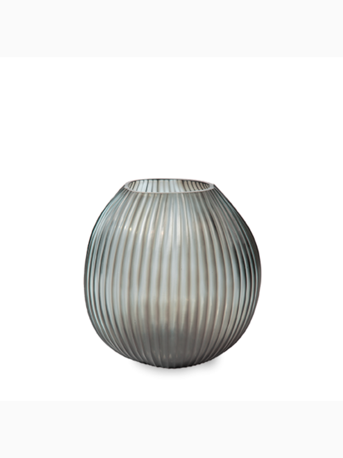Nagaa Vase M, Indigo / Smoke Grey, GUAXS
