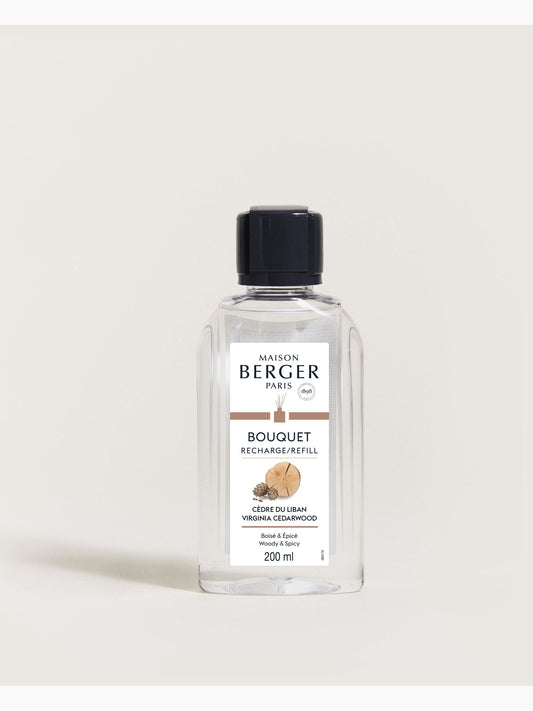 Cèdre du Liban Reed Diffuser Refill 200 ml, Lampe Berger