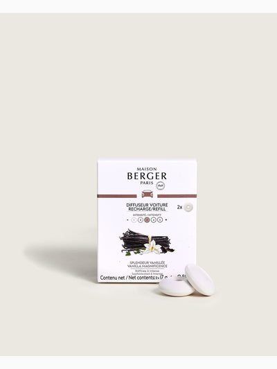 Splendeur Vanillée Car Diffuser Refills, Lampe Berger