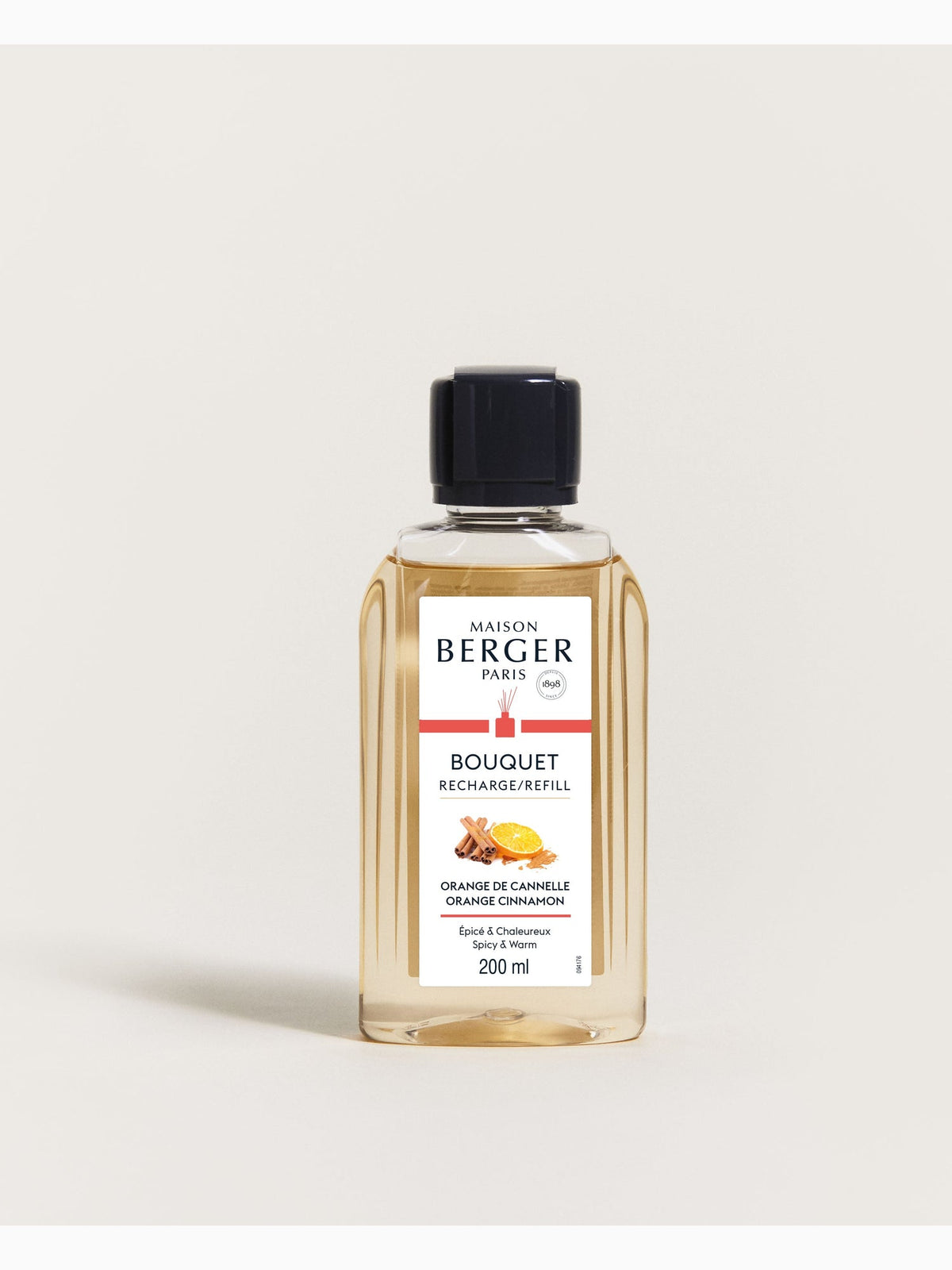 Orange de Cannelle Reed Diffuser Refill 200 ml, Lampe Berger