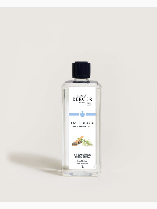 Thé Blanc Pureté Lamp Refill 1 L, Lampe Berger