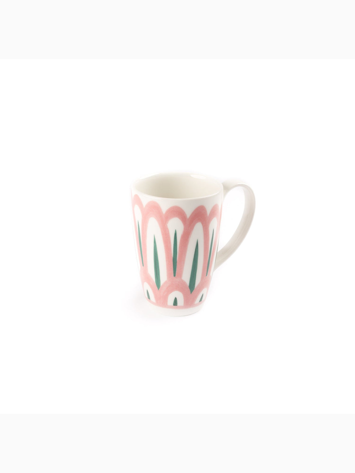 Symi Mug, Green and Pink, Themis Z (2)