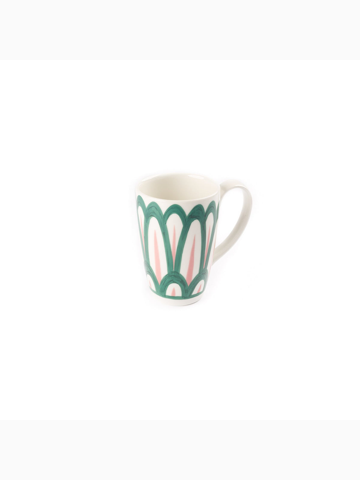 Symi Mug, Green and Pink, Themis Z