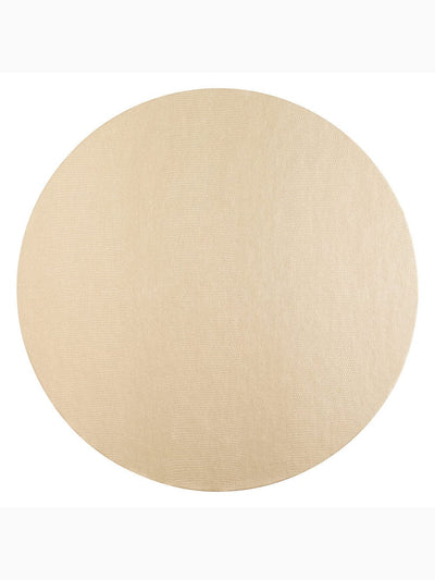 Platinum Lizard Round Felt-Backed Placemat, Caspari